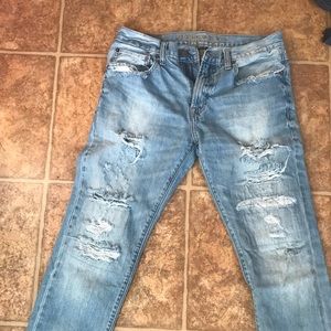 American Eagle ripped jeans